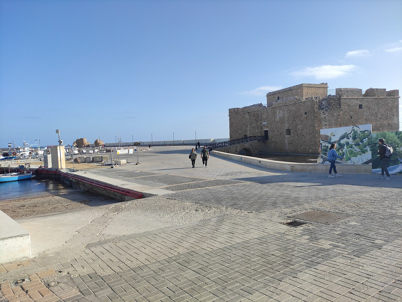 Paphos Castle and harbour